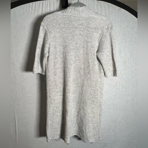 Eileen Fisher‎ linen blend gray cardigan- XS - Picture 4 of 7